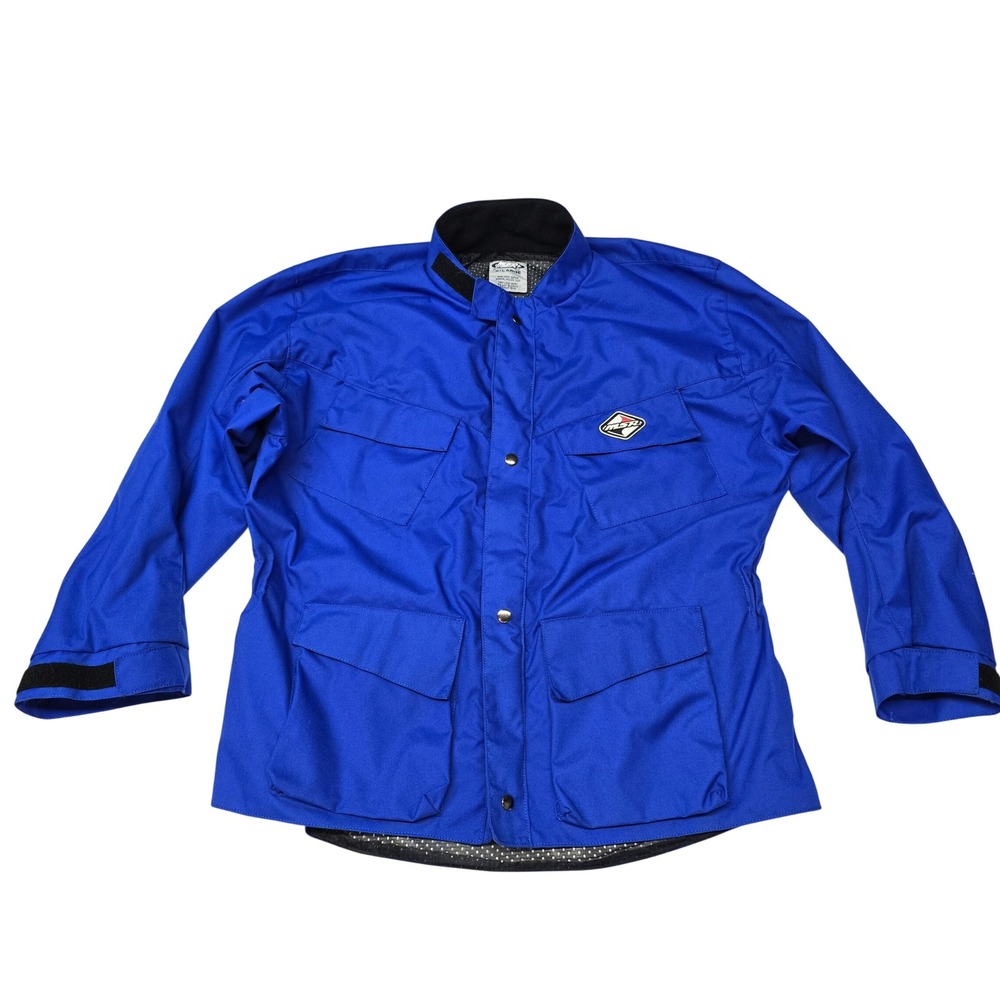MSR Malcolm Smith Racing Mens XL Blue Enduro Motocross Dual Sport Riding Jacket